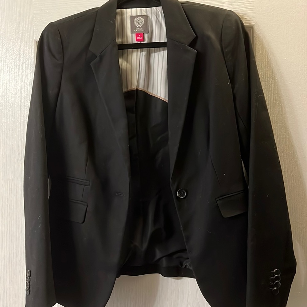 Black Vince Camuto Womens Blazer size 2